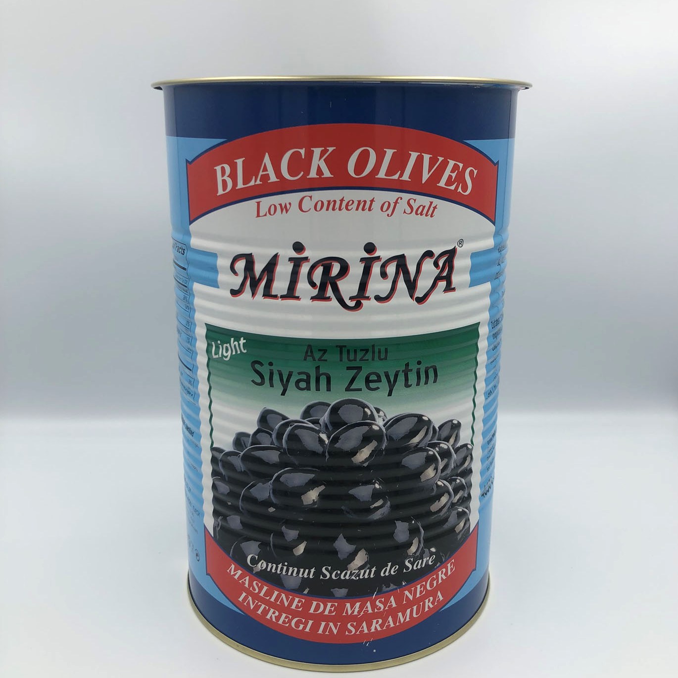 Bütün Az Tuzlu Siyah Zeytin