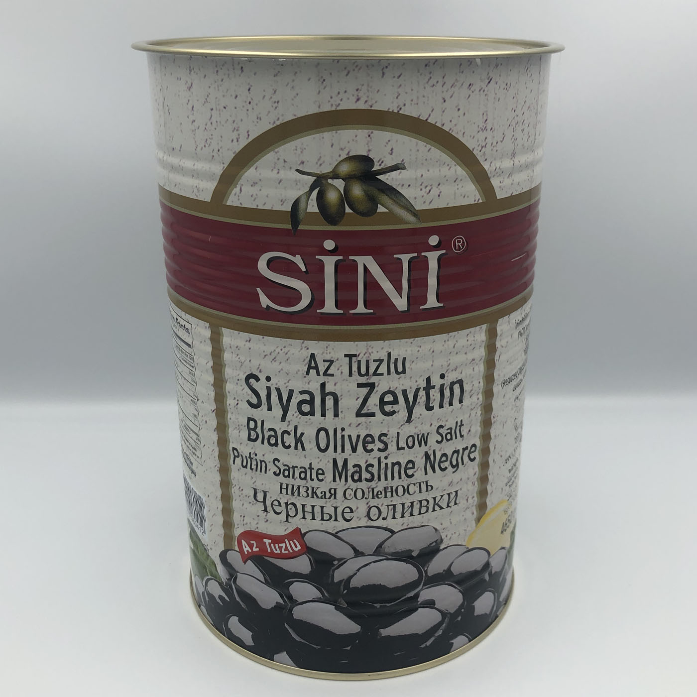 Bütün Az Tuzlu Siyah Zeytin