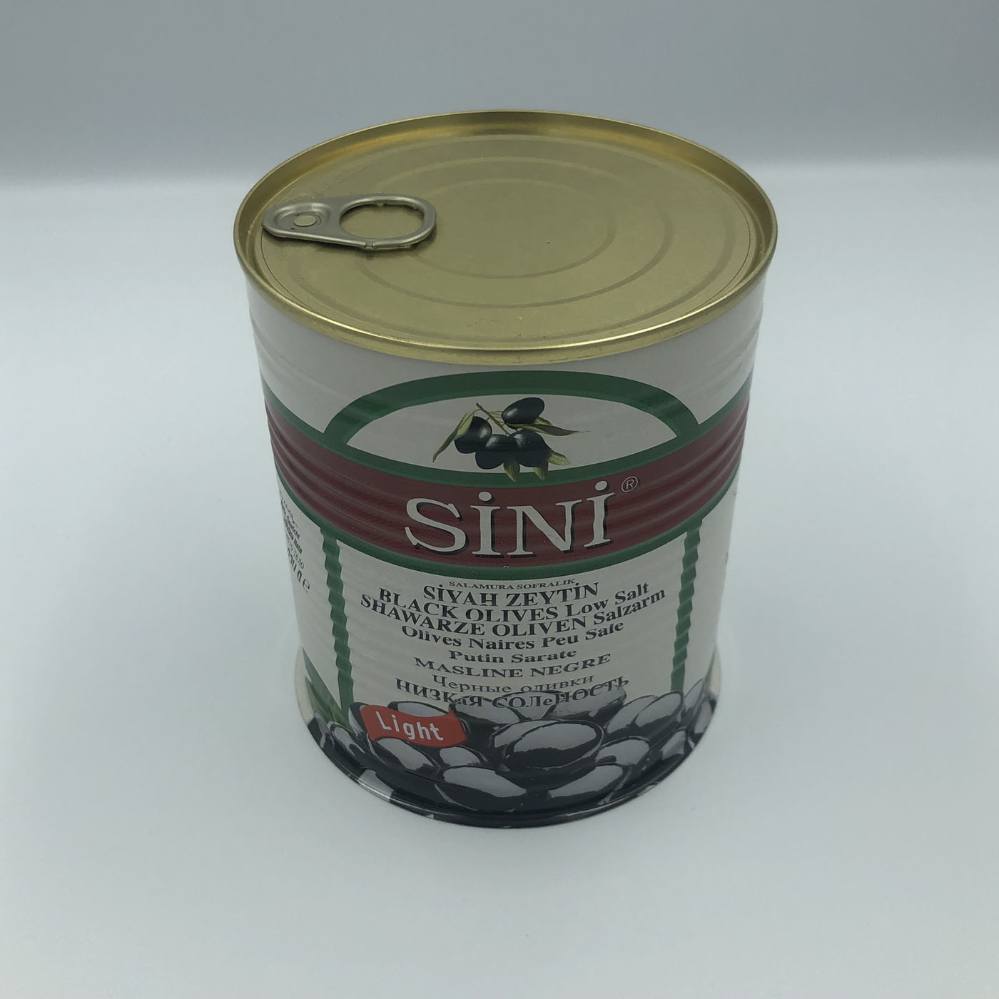 Bütün Az Tuzlu Siyah Zeytin